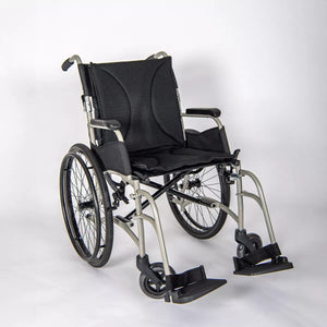 Dash Ultra Lightweight Transit Wheelchair | Padded Seat & Folding Back