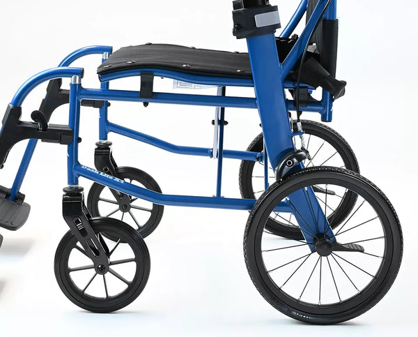 Dash Rehab Dash Lite x4 Transit Wheelchair | Lightweight Folding Aluminium Transit Wheelchair