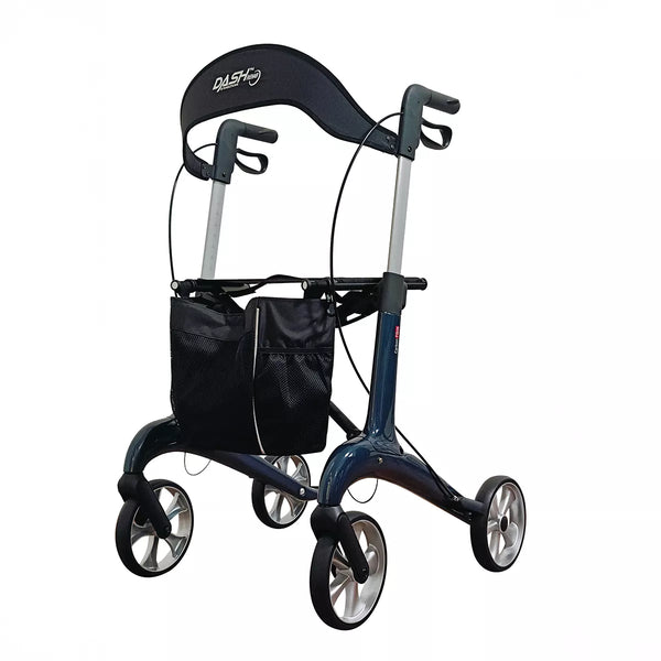 Dash Suave Carbon Rollator Lightweight | Folding Carbon Fibre Rollator