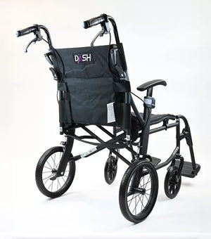 Dash Rehab Dash Lite x4 Transit Wheelchair | Lightweight Folding Aluminium Transit Wheelchair