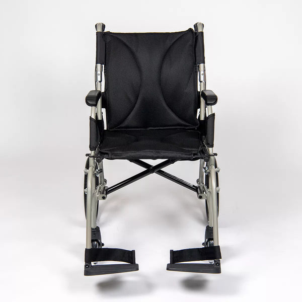 Dash Ultra Lightweight Transit Wheelchair | Padded Seat & Folding Back