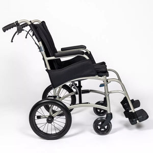 Dash Ultra Lightweight Transit Wheelchair | Padded Seat & Folding Back